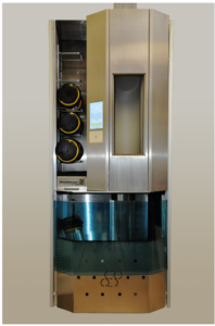 Estação de Carga Frontal em Inox